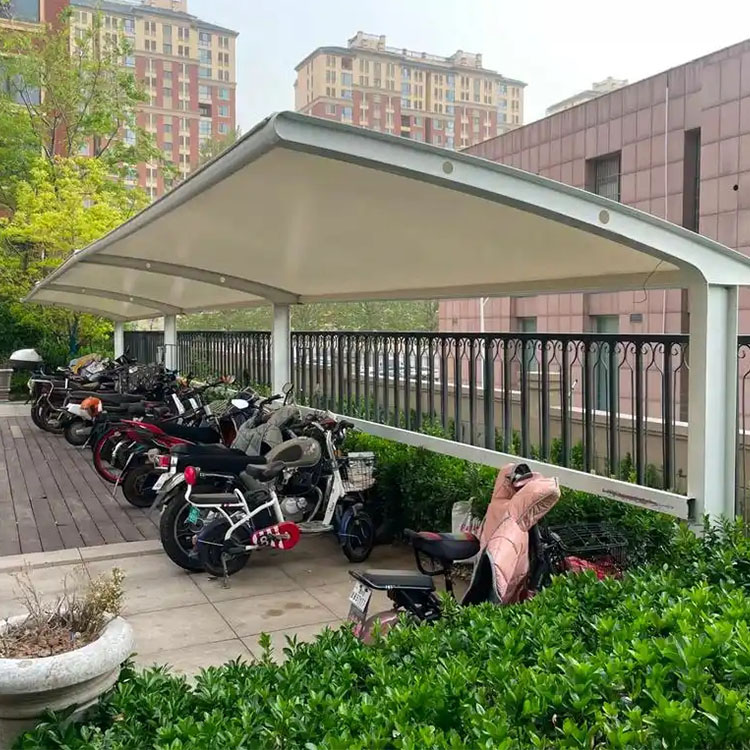 长沙县膜结构电动车棚